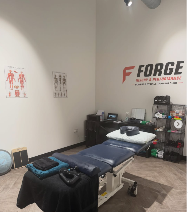 ACL rehabilitation assessment at Forge Injury & Performance in Chadderton, Oldham